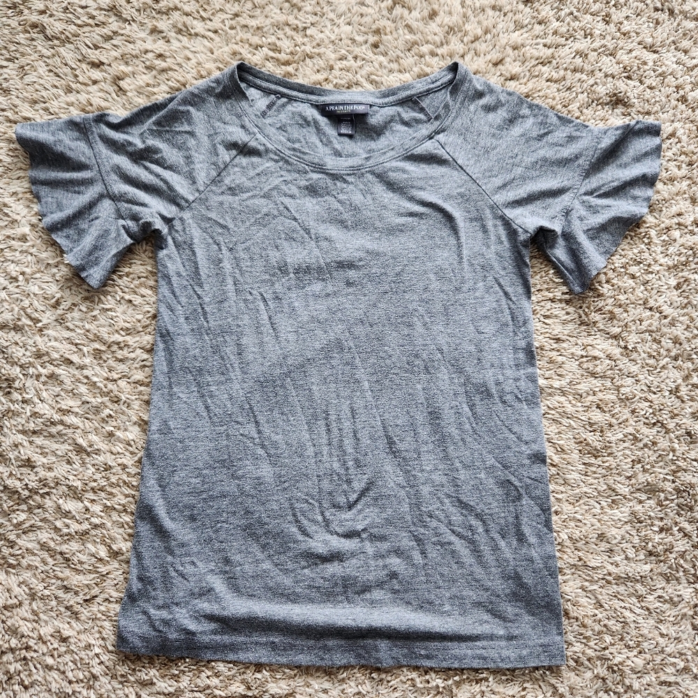 Gray maternity shirt